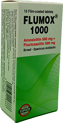 FLUMOX 1000 MG 15 TABLET