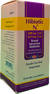 HIBIOTIC N 600MG SUSPENSION 80ML