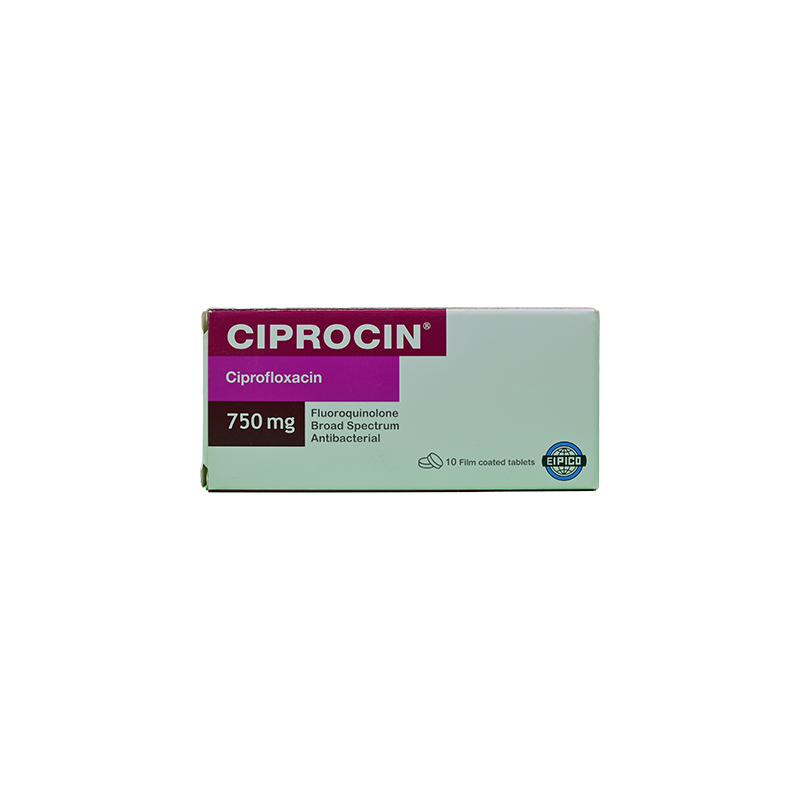 CIPROCIN 750 MG 10 TABLET