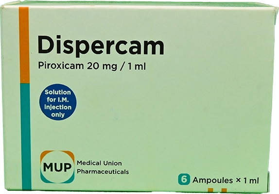 DISPERCAM 20 MG 6 AMPULES