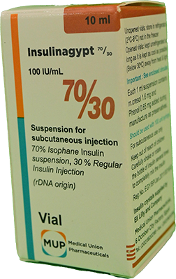 INSULINAGYPT 70/30 MG 10 ML