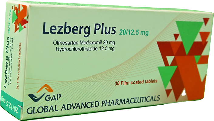 LEZBERG PLUS 20/12.5MG 30 TABLET