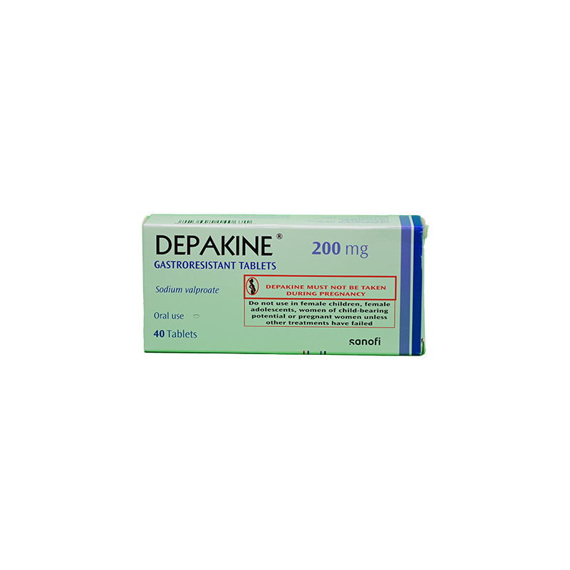 DEPAKINE 200 MG 40 TABLET