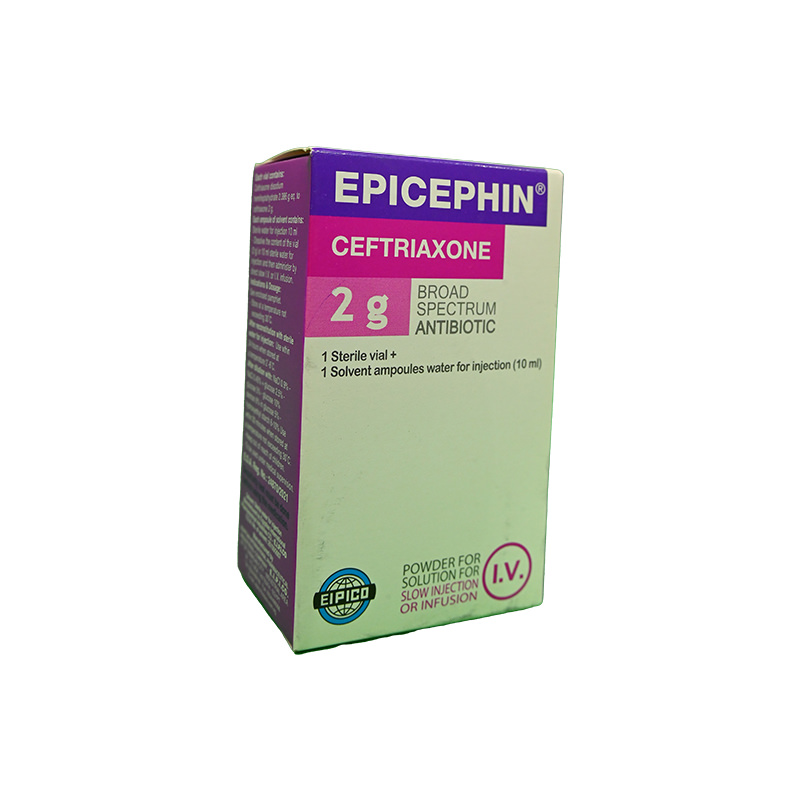 EPICEPHIN  2 GM  I. V.  1 VIAL + 1 AMP