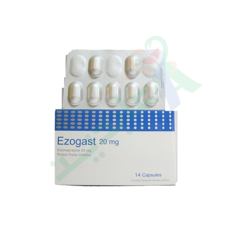 EZOGAST 20 MG 14 CAPSULES