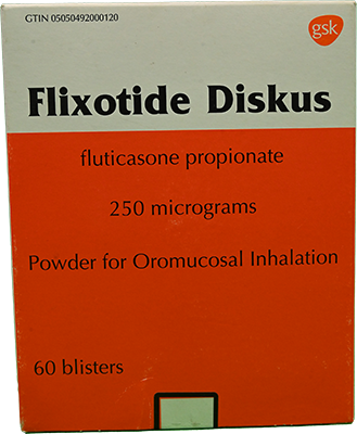 FLIXOTIDE DISKUS 250 MCG 60 DOSES