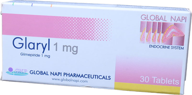 GLARYL 1 MG 30 TABLET