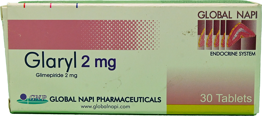 GLARYL 2 MG 30 TABLET