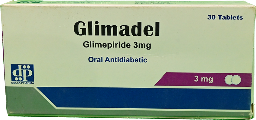 GLIMADEL 3 MG 30 TABLET