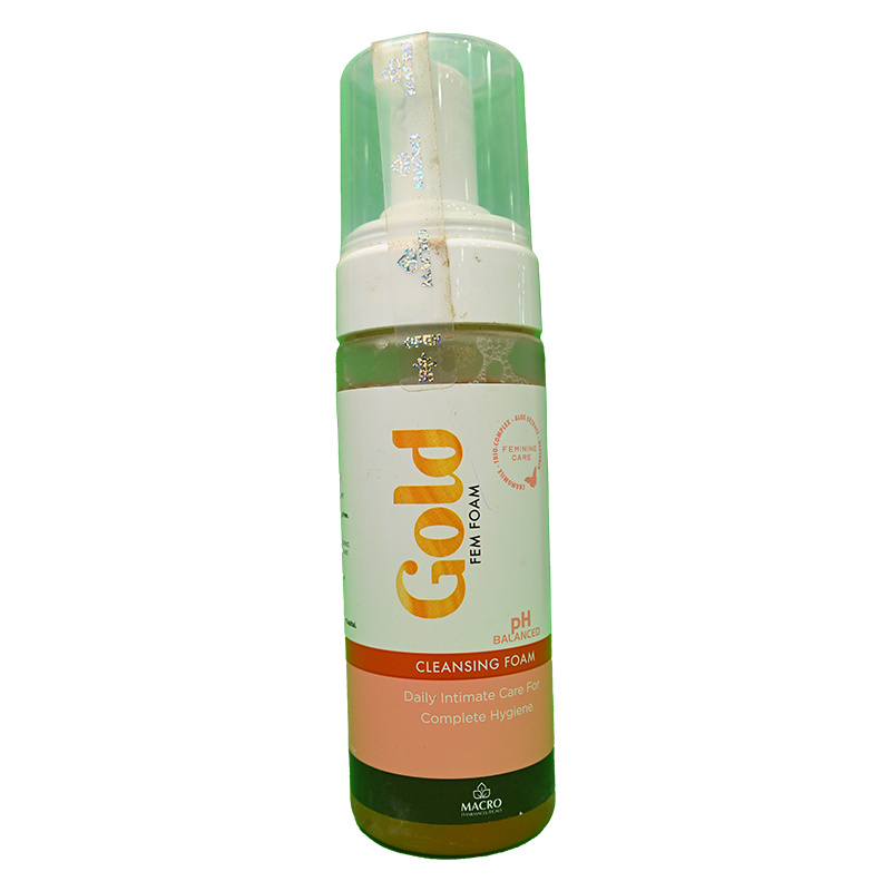 GOLD FEM FOAM CLEANSER SOLUTION  150ML