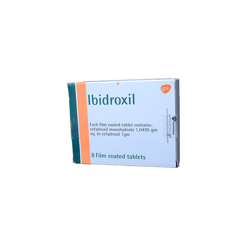 IBIDROXIL 1 GM 8 TABLET