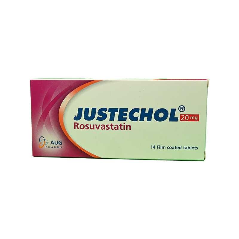 JUSTECHOL 20 MG 14 TABLET