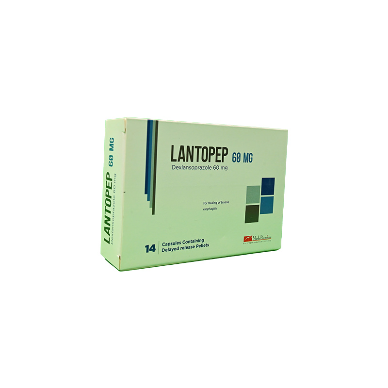 LANTOPEP 60 MG 14 CAPSULES