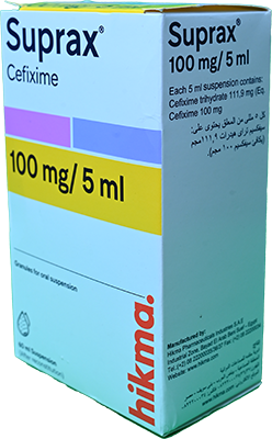 SUPRAX 100 MG SYRUP 60 ML
