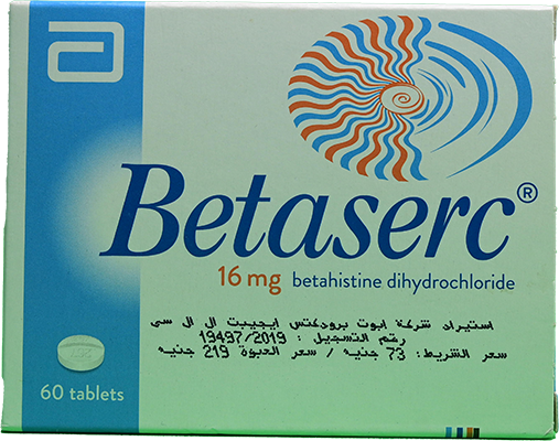 BETASERC 16 MG 60 TABLET