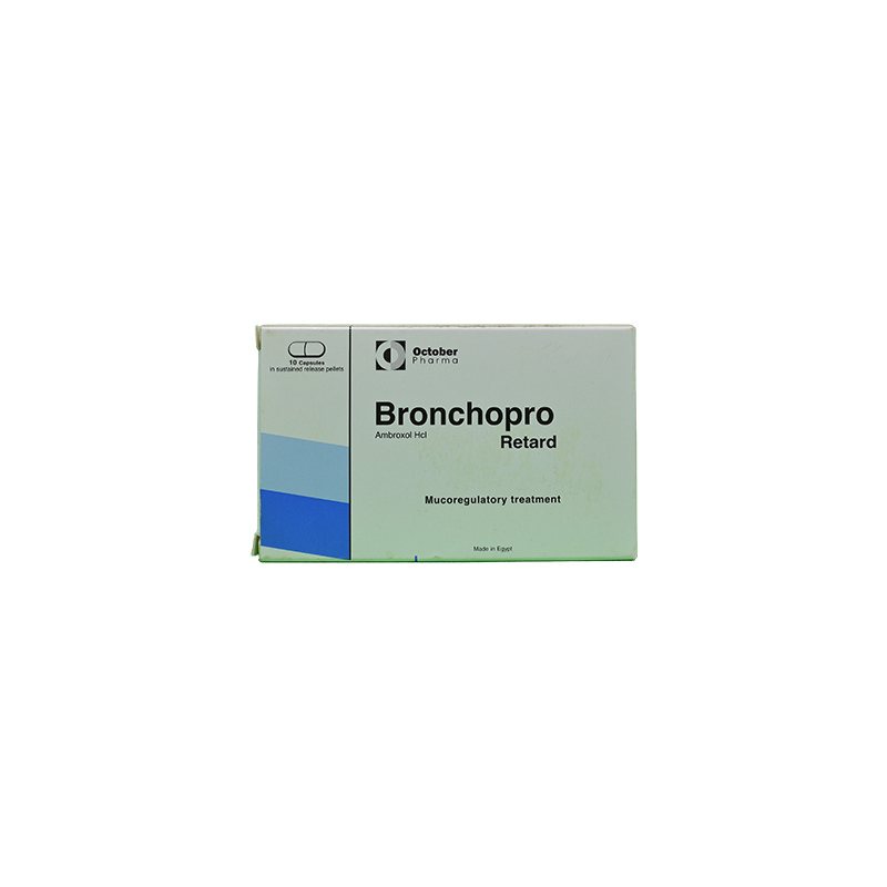 BRONCHOPRO RETARD 10 CAPSULES