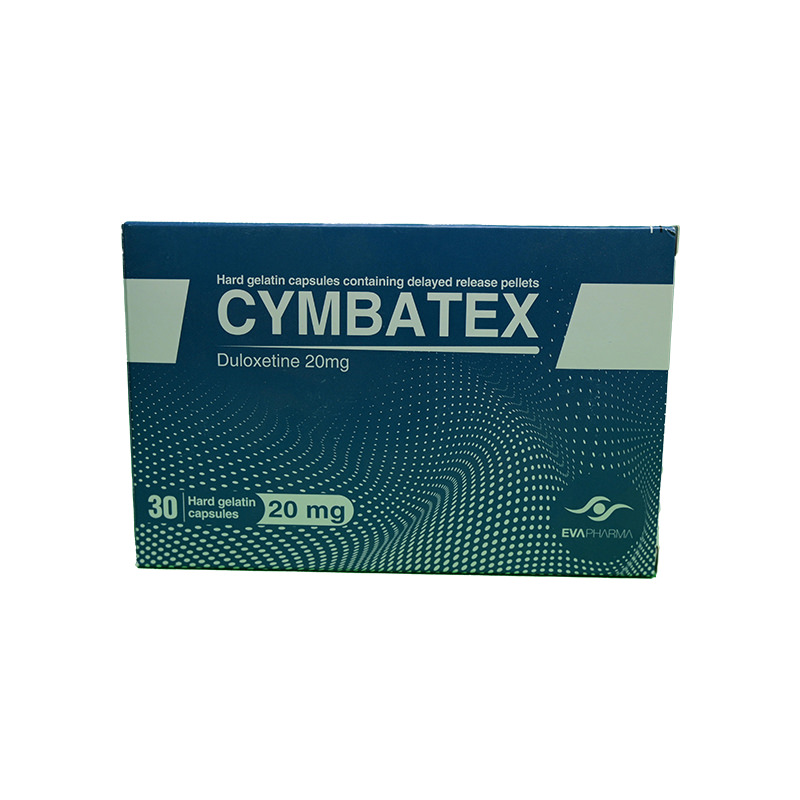 CYMBATEX 20 MG 30 CAPSULES