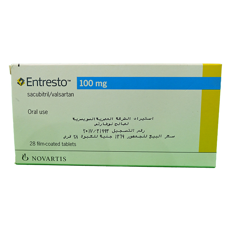 ENTRESTO 100 MG 28 TABLET
