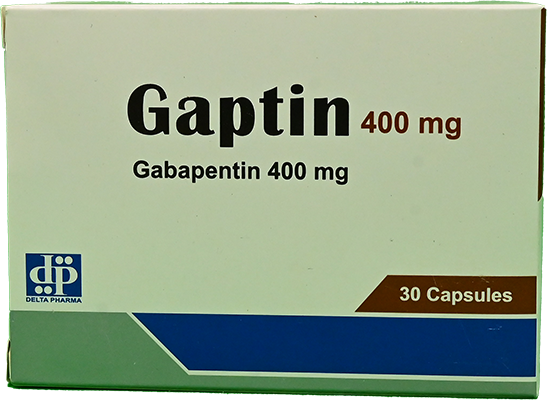GAPTIN 400 MG 30 CAPSULES