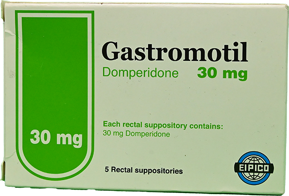 GASTROMOTIL 30 MG 5 SUPPOSITORIES