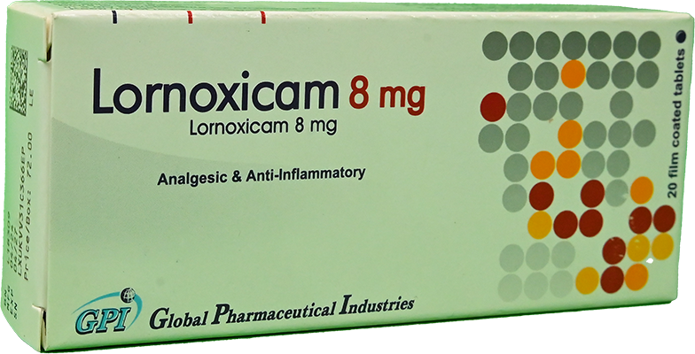 LORNOXICAM 8 MG 20 TABLET