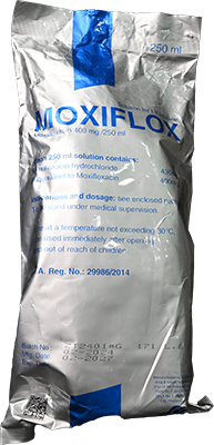 MOXIFLOX SOLUTION I.V 400 MG/250 ML