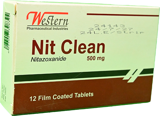 NIT CLEAN 500 MG 12 TABLET