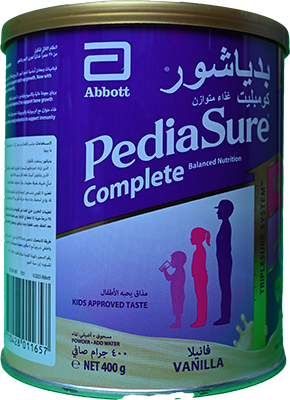 PEDIASURE (COMPLETE) VANILLA 400 GM