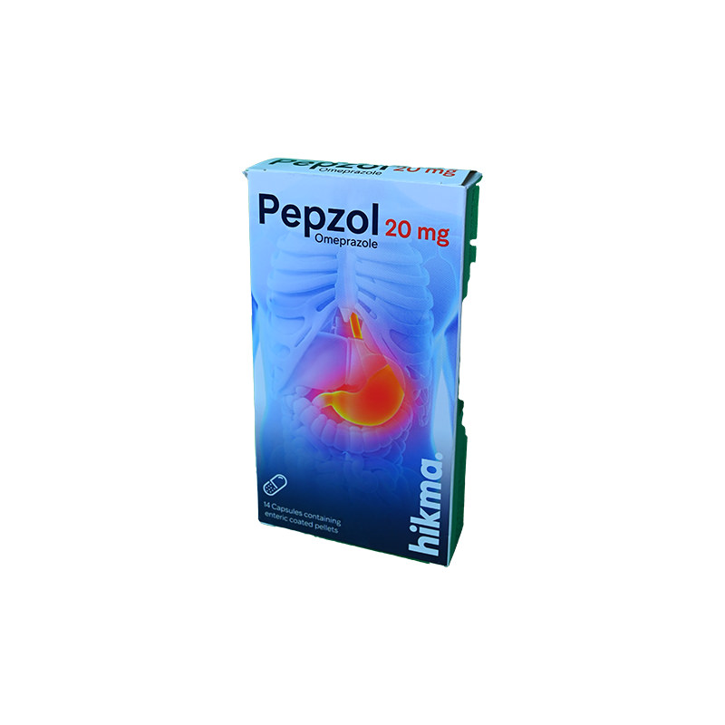 PEPZOL 20 MG 14 CAPSULES