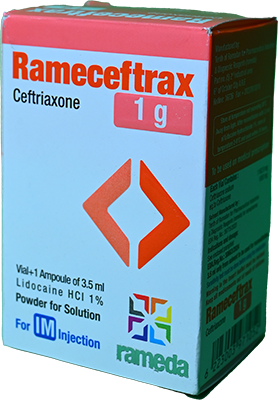 RAMECEFTRAX 1GM IM VIAL