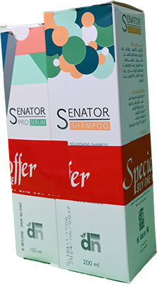 SENATOR EMOLLIENTCREAM200ML+SENATOR SERUM 100ML FREE