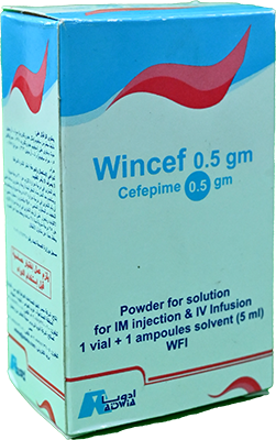 WINCEF 500 MG IM/IV VIAL
