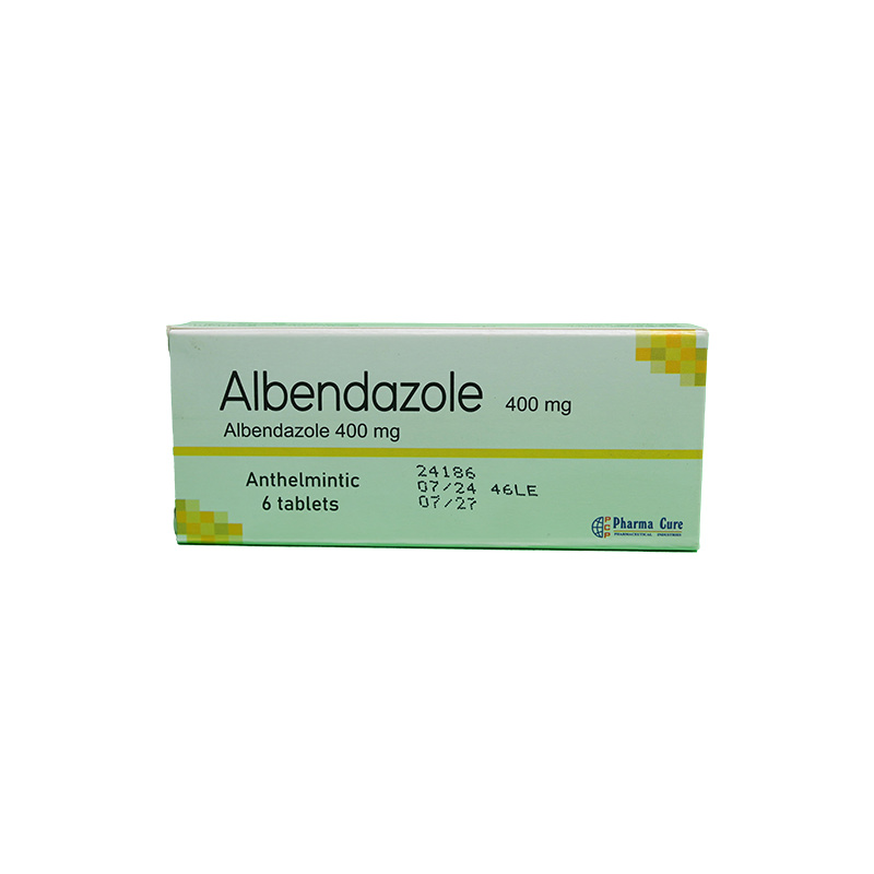 ALBENDAZOLE 400 MG 6 TABLET