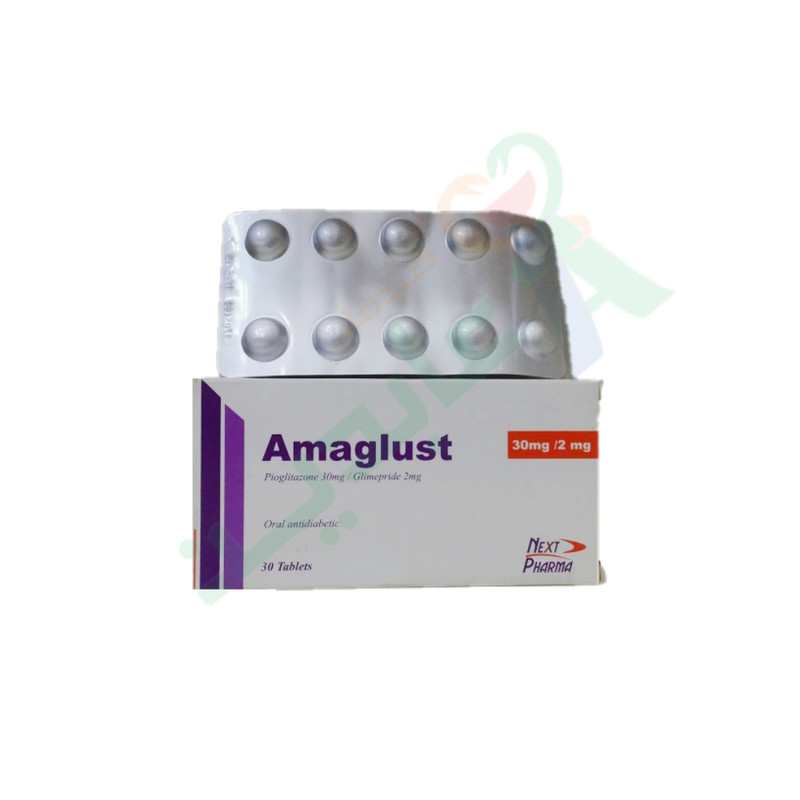 AMAGLUST 30 MG / 2 MG 30 TABLET