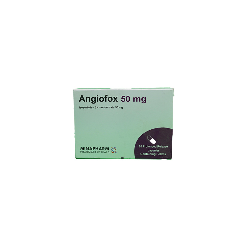 ANGIOFOX 50MG 20 CAPSULES