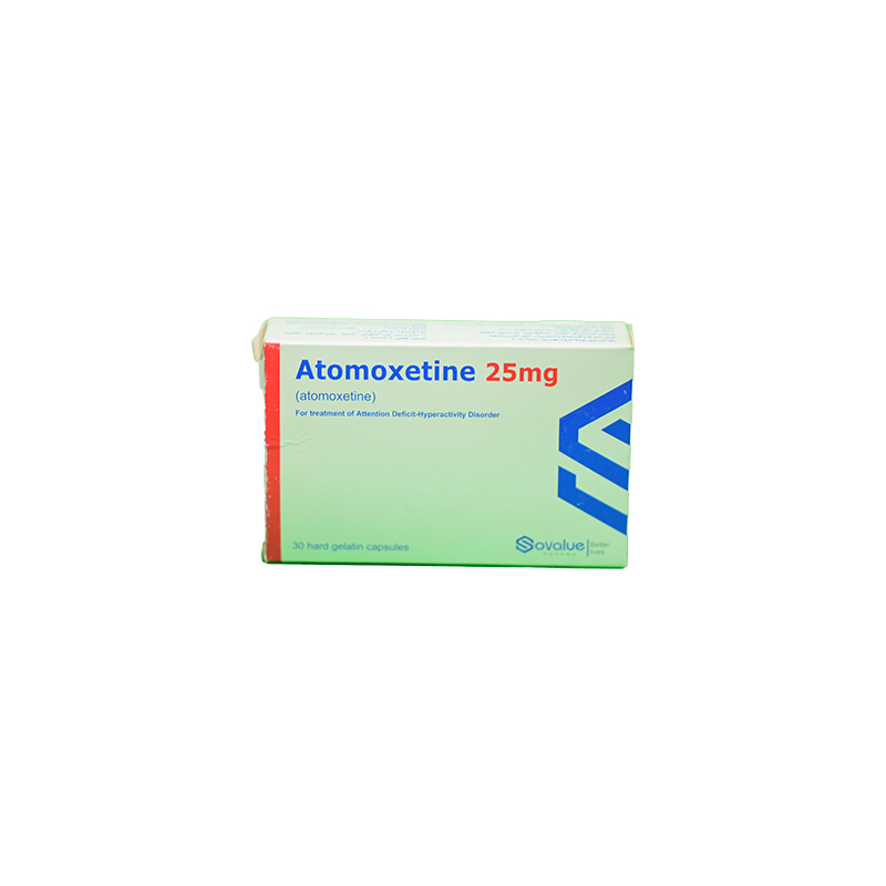 ATOMOXETINE 25 MG 30 CAPSULES