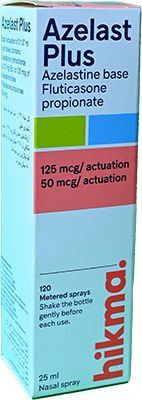 AZELAST PLUS NASAL SPRAY 25ML