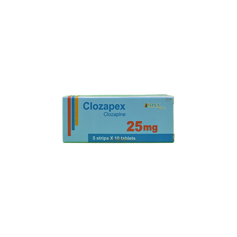 CLOZAPEX 25 MG 50 TABLET