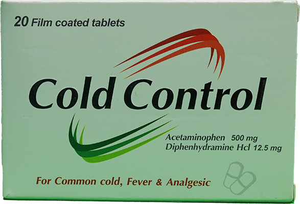 COLD CONTROL 500 MG 20 TAB