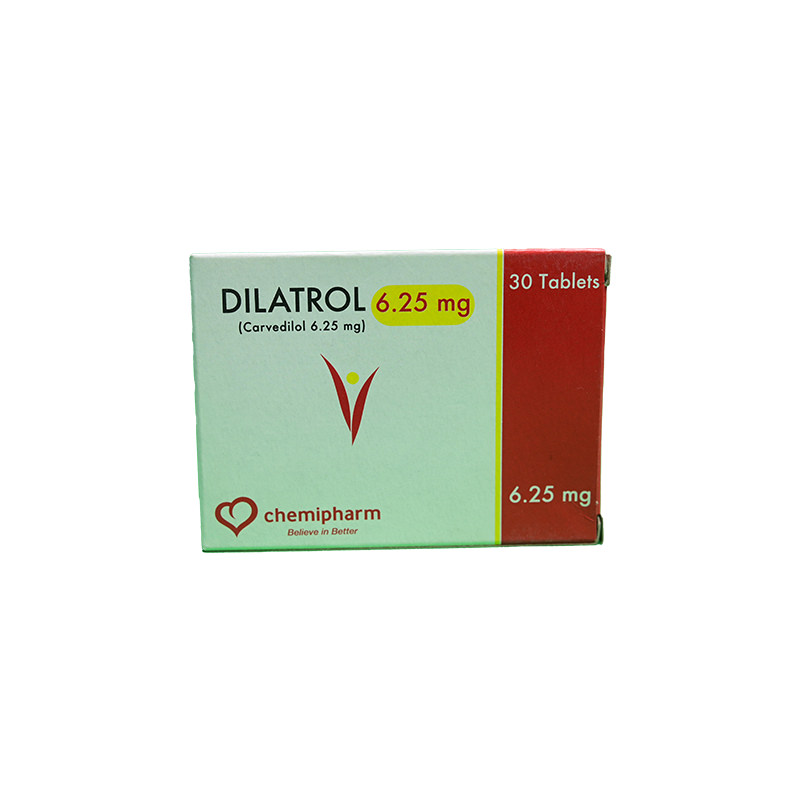 DILATROL 6.25 MG 30 TABLET