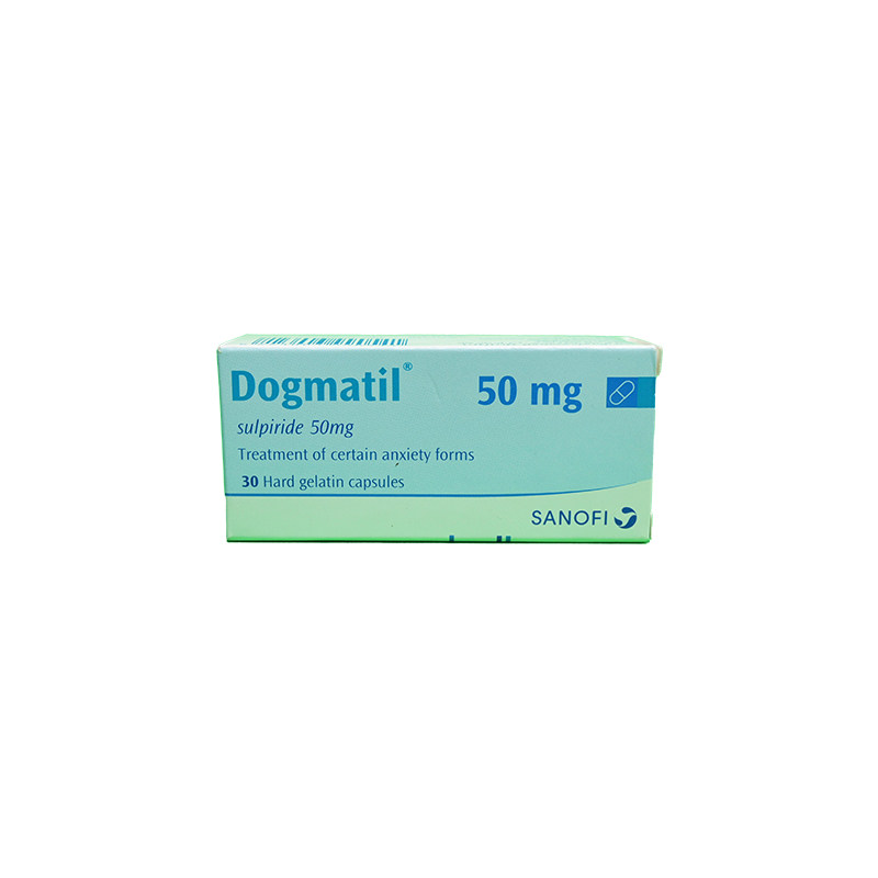 DOGMATIL 50 MG 30 CAPSULES