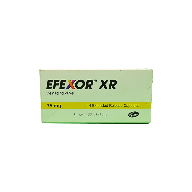 EFEXOR XR 75 MG 14 CAPSULES