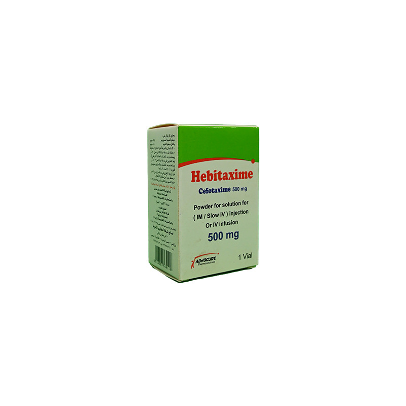 HEBITAXIME 500 MG VIAL