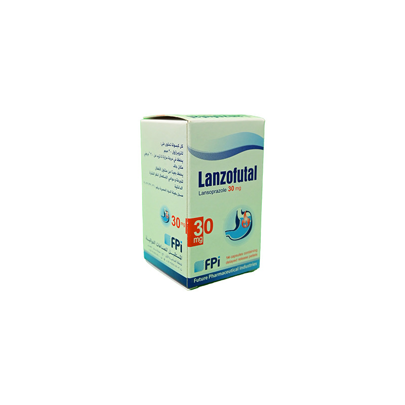 LANZOFUTAL 30 MG 14 CAPSULES