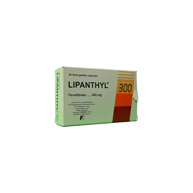 LIPANTHYL 300 MG 30 CAPSULES