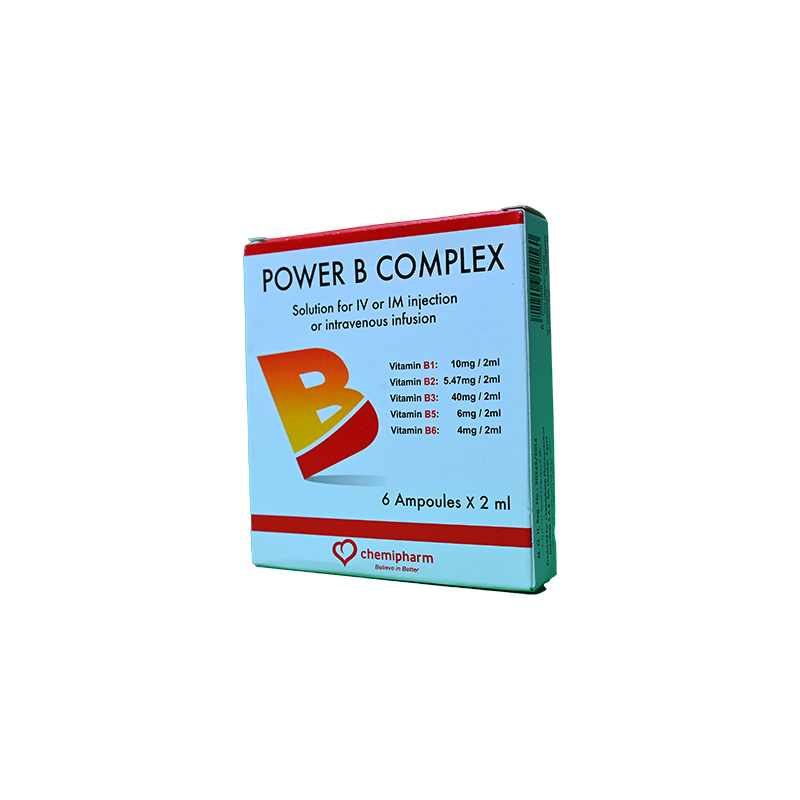 POWER B COMPLEX 6 AMPULES