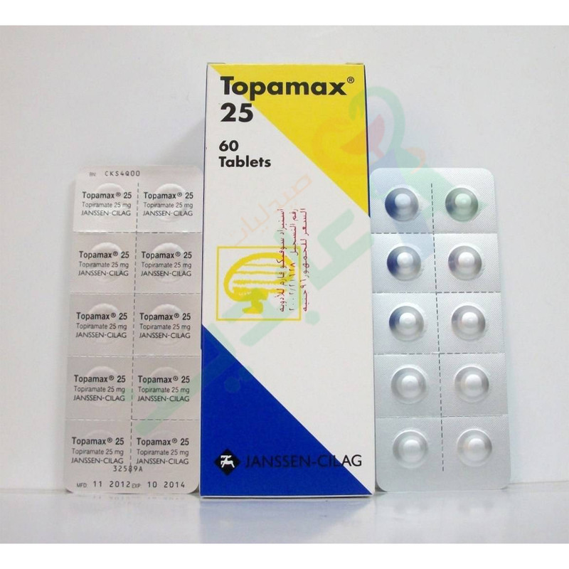 TOPAMAX 25 MG 60 TABLET--