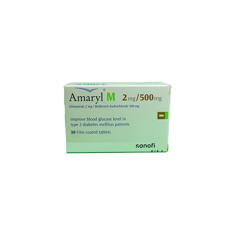 AMARYL-M 2 MG / 500 MG  30 TABLET