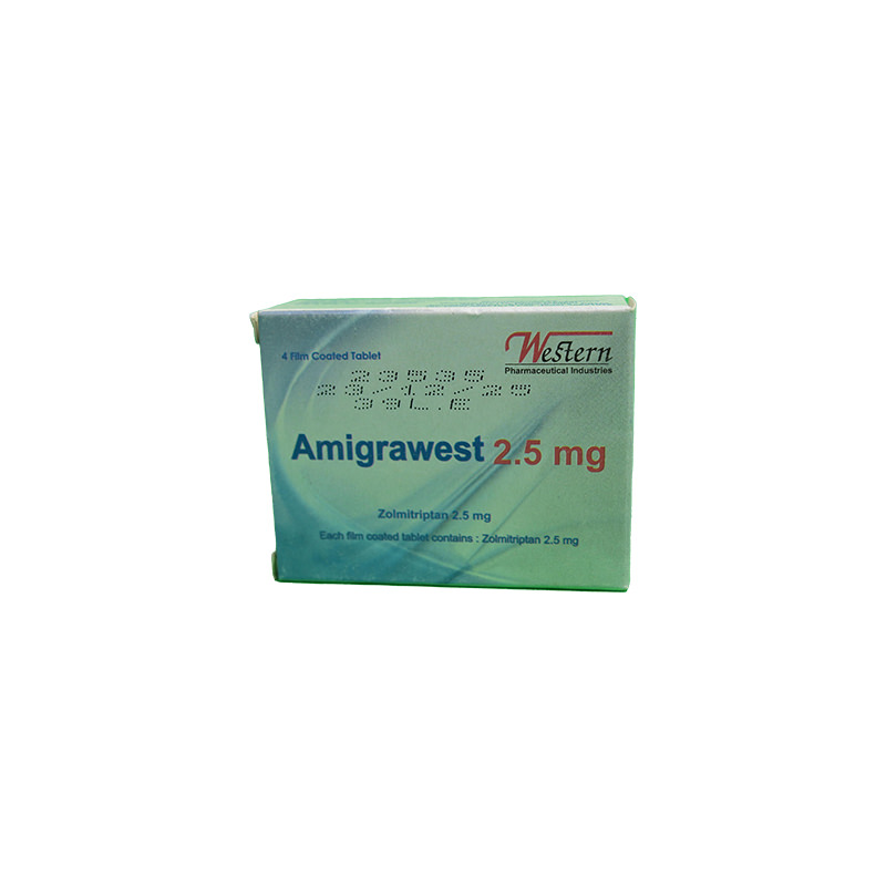 AMIGRAWEST  2.5 MG  4 TABLET