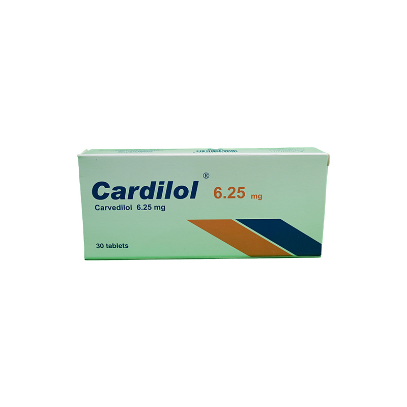 CARDILOL 6.25 MG 30 TABLET